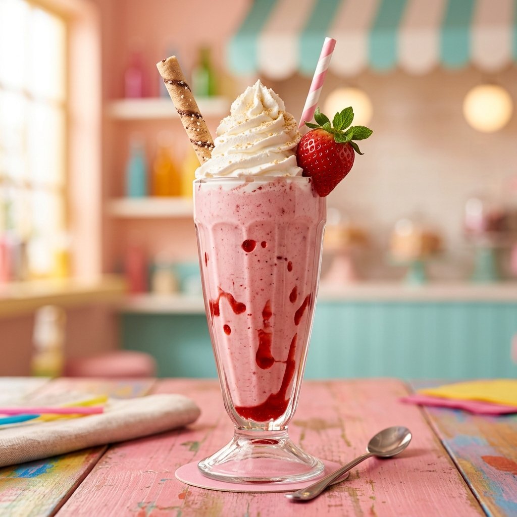 Malteada de Fresa Real